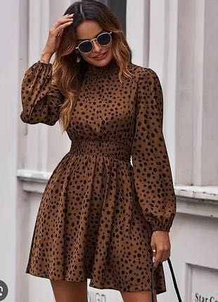 Гарна сукня леопард від SHEIN в розмірі M-L як нова