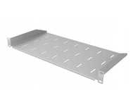 Półka RACK Eco stała szara 19" 1U 250 mm Perforowana jakość StalFlex