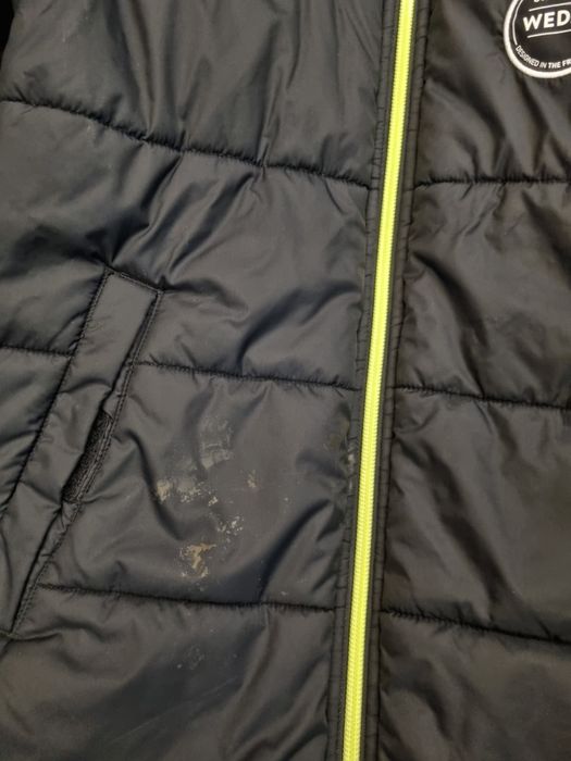 Kurtka 140 cieplejsza przejściówka dwustronna dla chłopca