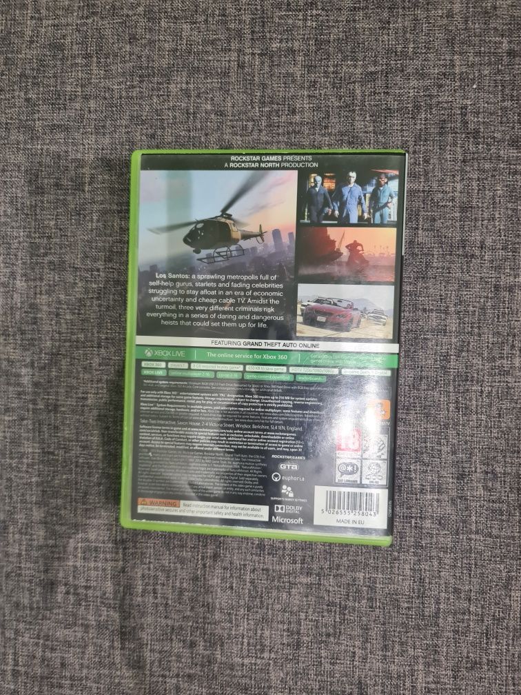 Gra GTA V Xbox 360