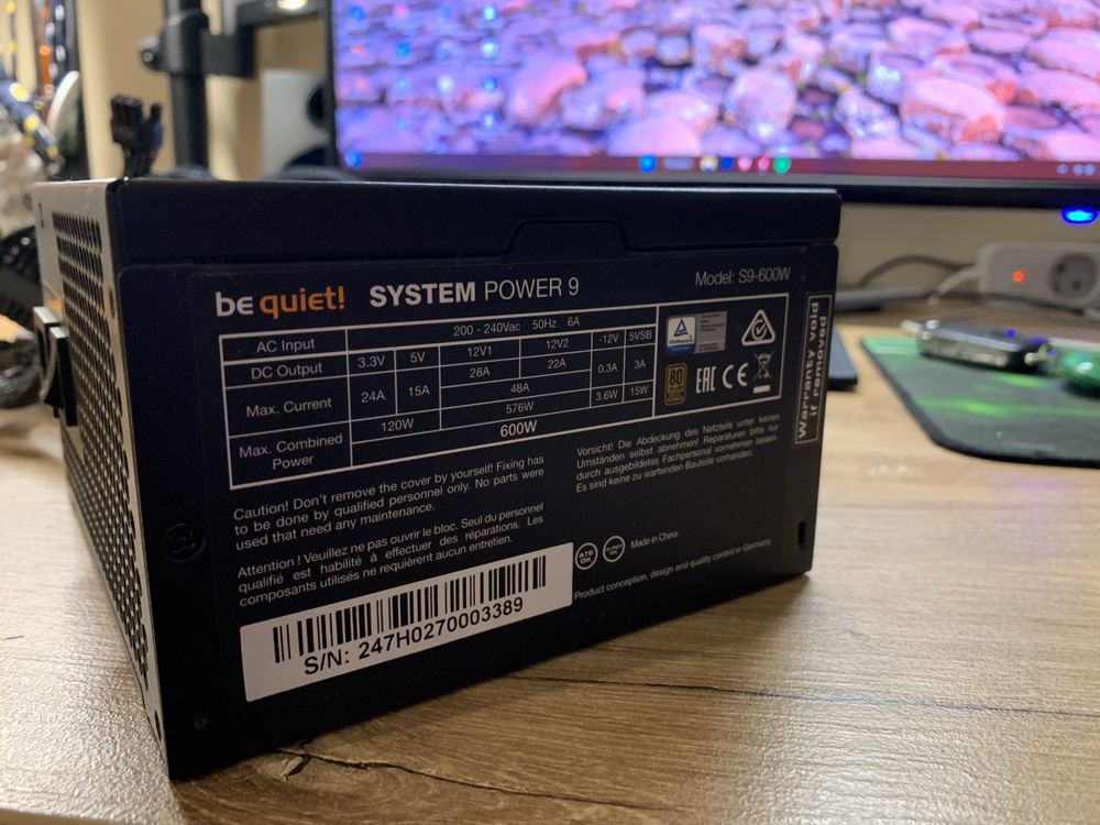 be quiet! System Power 9 600W 80 Plus Bronze
