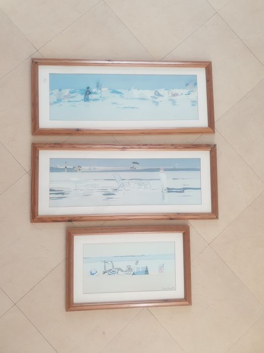 Três aguarelas  Sylvie Bernardette