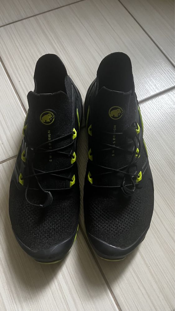 Buty Mammut czarno zielone skarpeta aelgility pro 42 27 cm jak nowe