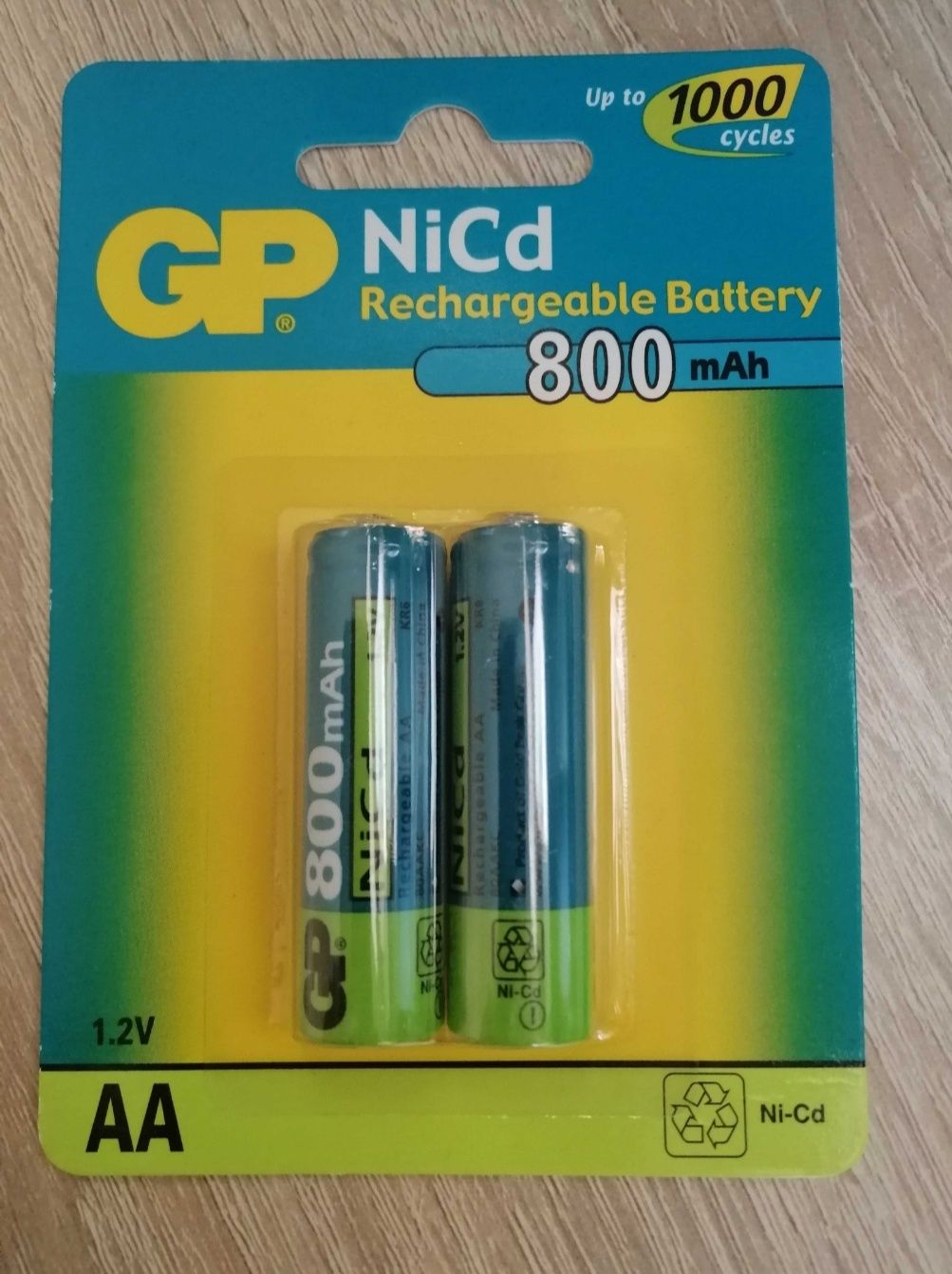 GP Акумулятори АА 800 mah 1,2 v