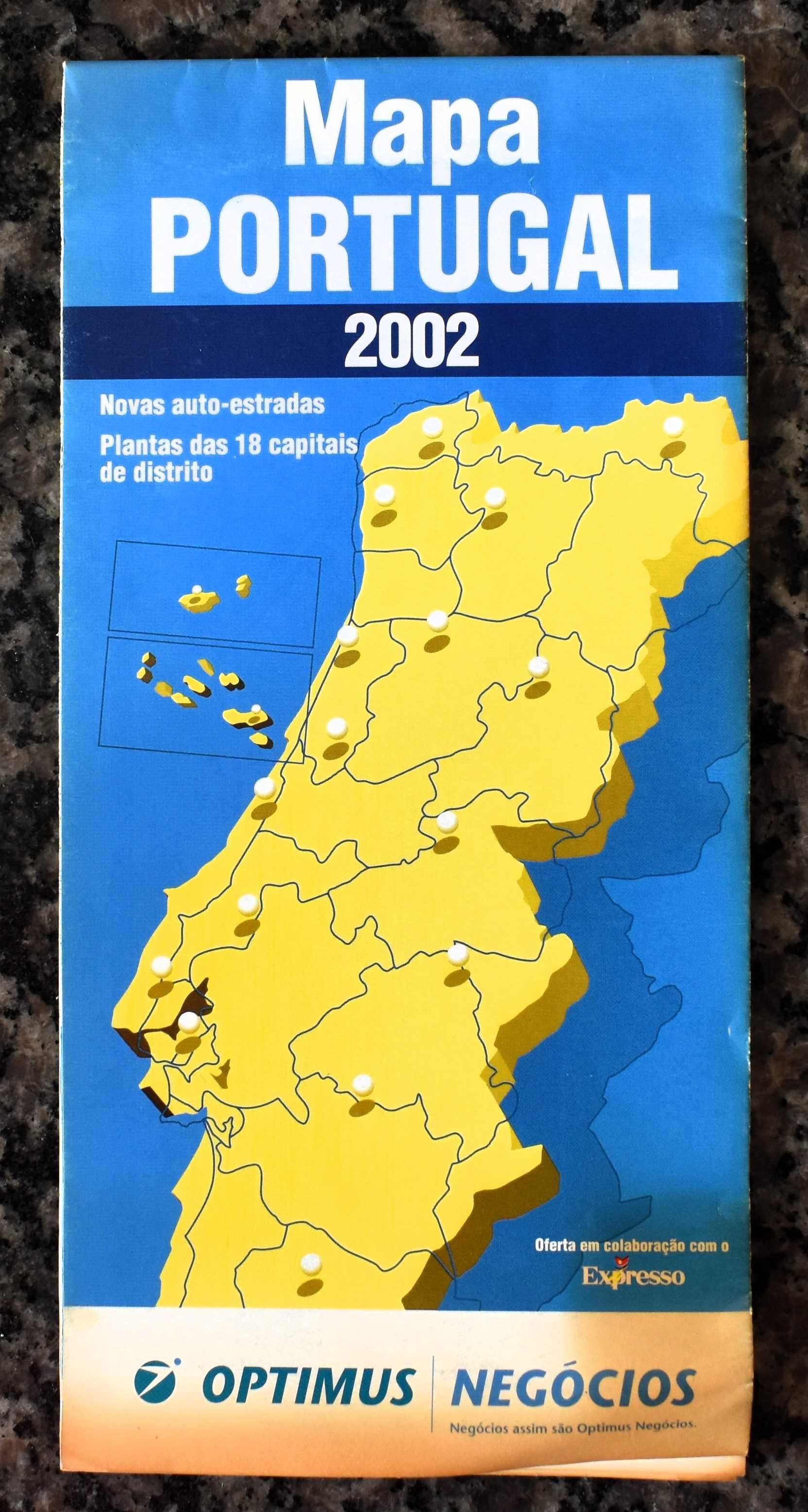 6 Antigos mapas das estradas de Portugal e Espanha