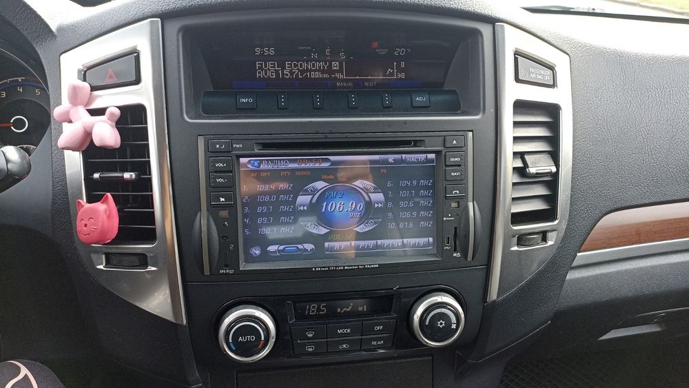 Магнітолу PMS MPW-7580 Mitsubishi Pajero 4