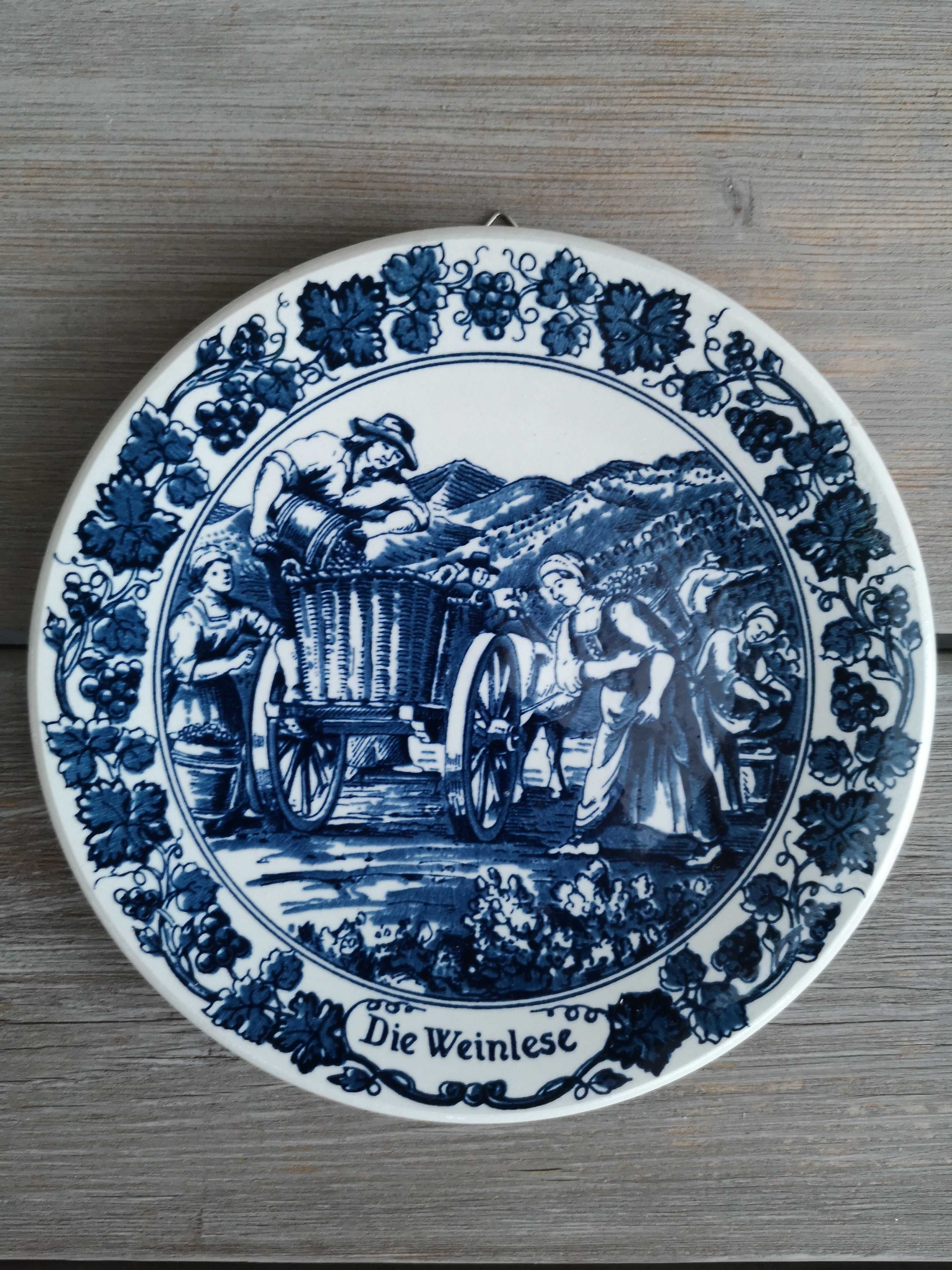 Kolekcjonerskie 4 talerze  Royal Goedewaagen Holland:(cena za całość)
