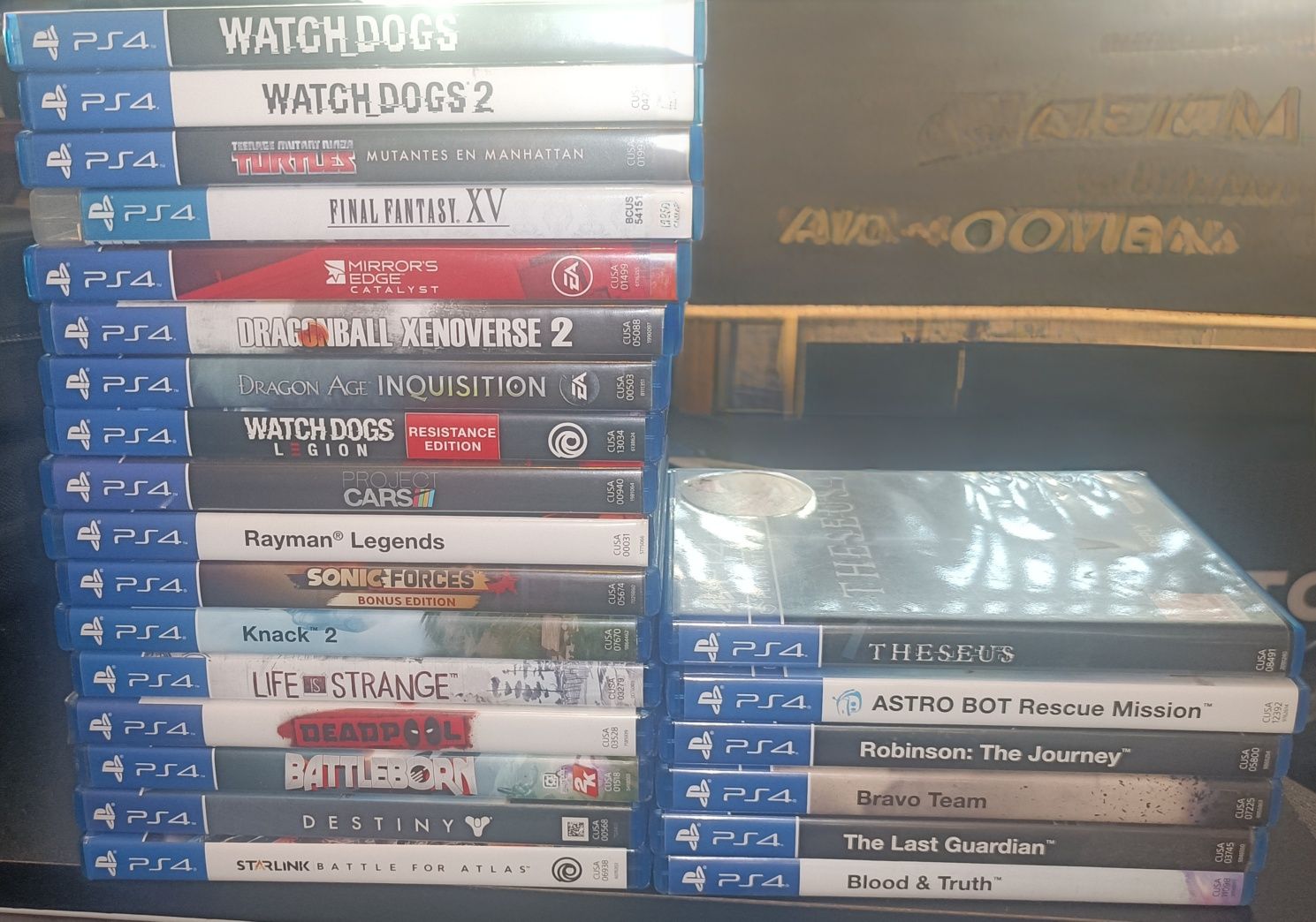 Jogos PS4 e PSVR