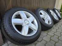 Felgi z oponami 215/55R16 Seat Alhambra 5x112 VW Sharan Ford Galaxy