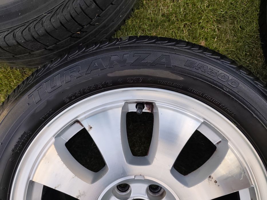 Koła Alufelgi VW/Skoda + Opony Bridgestone 205/55R16 5x100