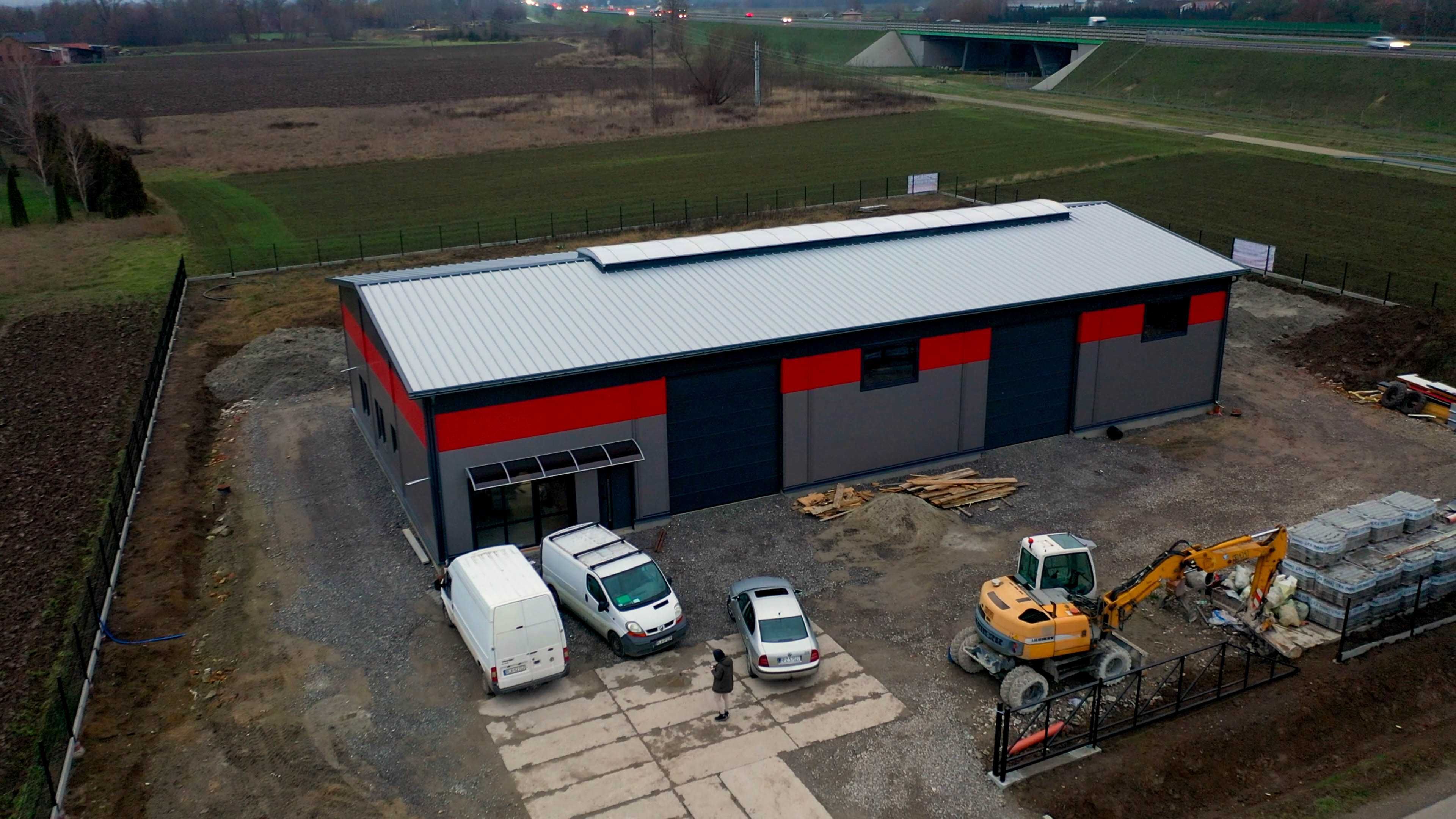 Hala Stalowa, Magazyn, Płyta Warstwowa 15 x 30 x 5 HALER