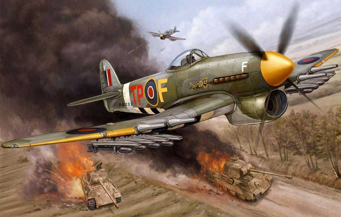 Модель самолета Hawker Typhoon ( Тайфун)
