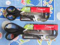 conjunto 2 tesouras (21+17cm) universais maped ATENÇÃO LER O ANUNCIO