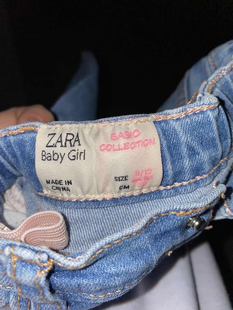 ZARA Baby - spodnie jeansy - rozmiar 80