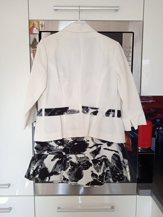 Garsonka, kostium, komplet żakiet i spódnica