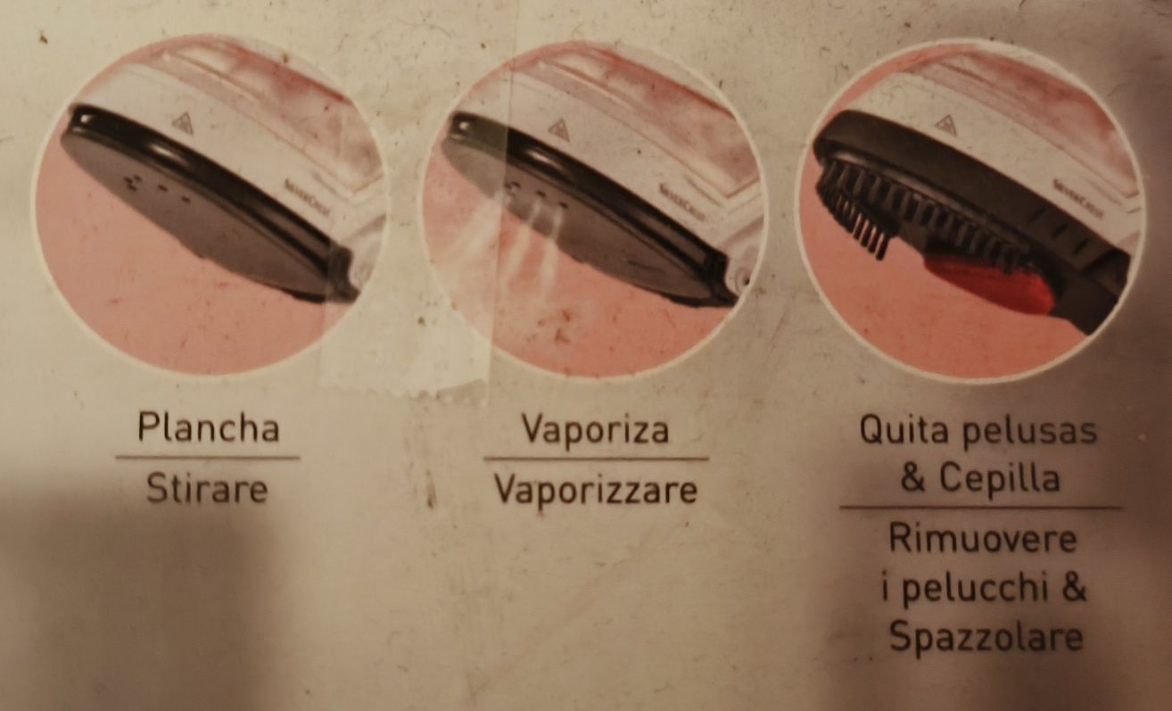 Escova a vapor 4 em 1