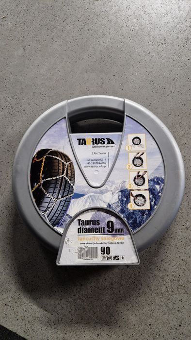 Łańcuchy śniegowe Taurus diament 9mm gr. 90
