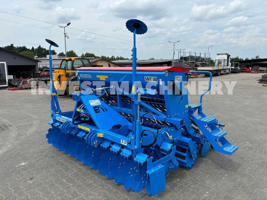 Agregat uprawowo-siewny EURO-MASZ nabudowany 3m brona siewnik NOWY !!!