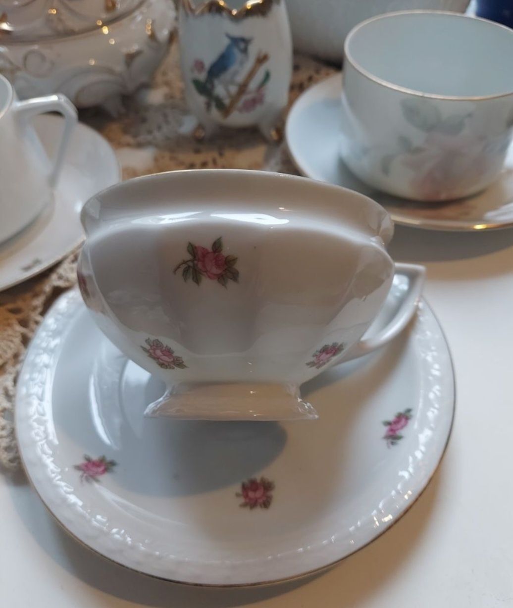 Filiżanka do herbaty  , PALT czechoslovakia,  porcelana kwiaty