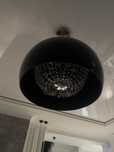 Lampa wiszaca glamour czarna