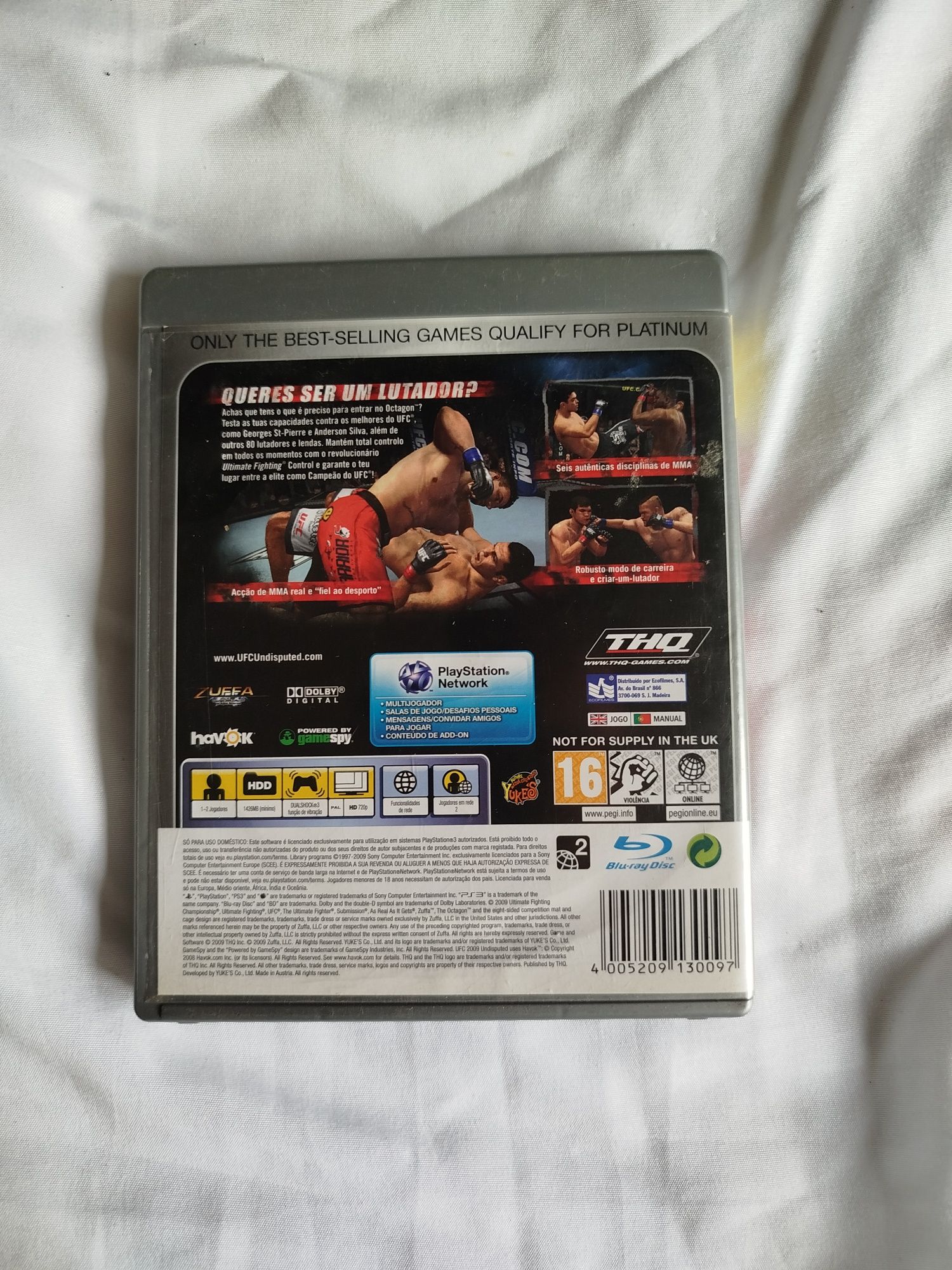 Jogo UFC 2009 Ps3