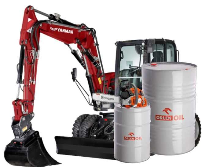 Olej do smarowania łańcucha, olej hydrauliczny, piła, pilarka