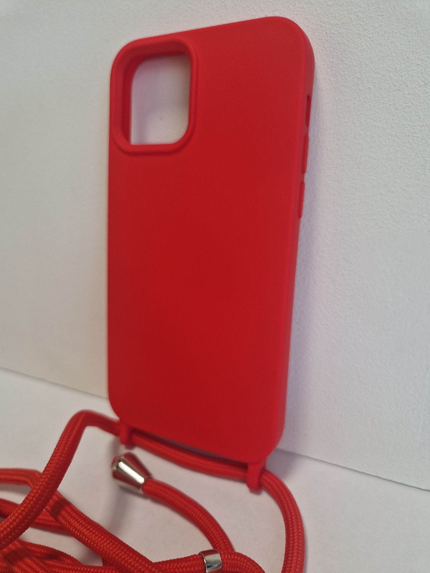 Strap Silicone Case do Iphone 12/12 Pro wzór 1 czerwony