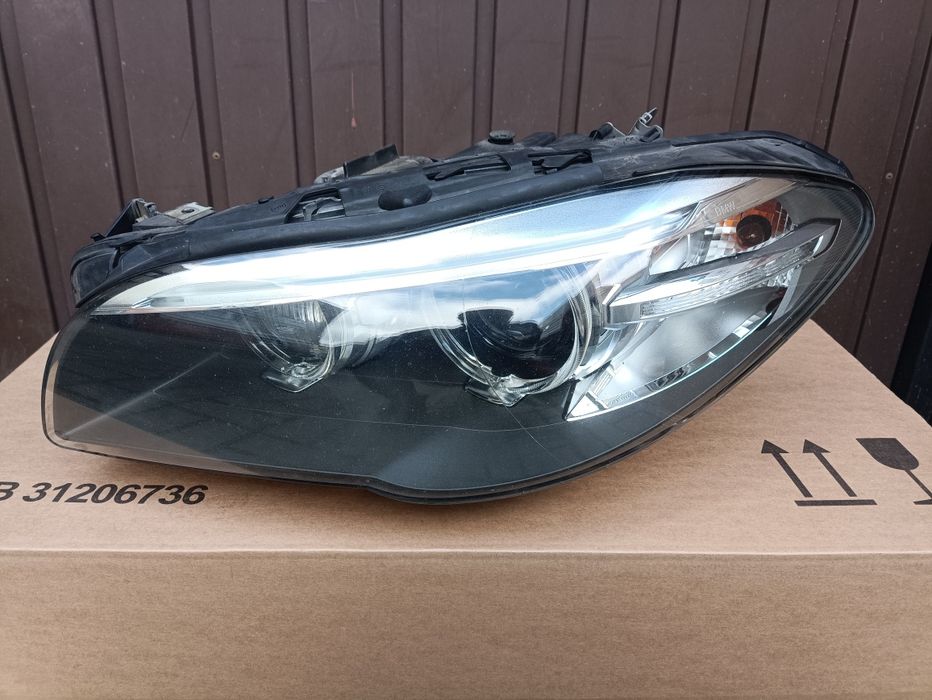 BMW seria 5 F10 F11 reflektor przedni lewy lampa lewa bi-xenon skrętny