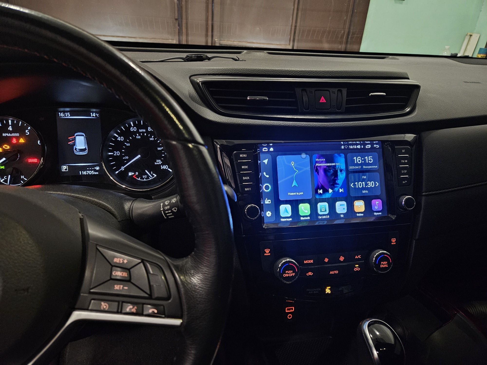 Штатная магнитола для Nissan Rogue 2 T32 2013-2016 на Android с  carpl