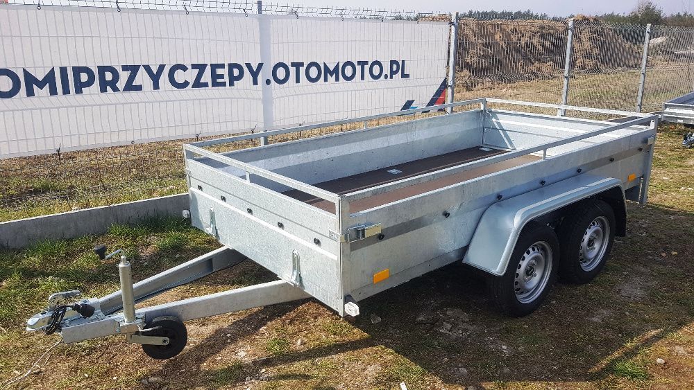 Przyczepka BORO MAJSTER 3m  tandem 750 DMC dostawa cała Polska