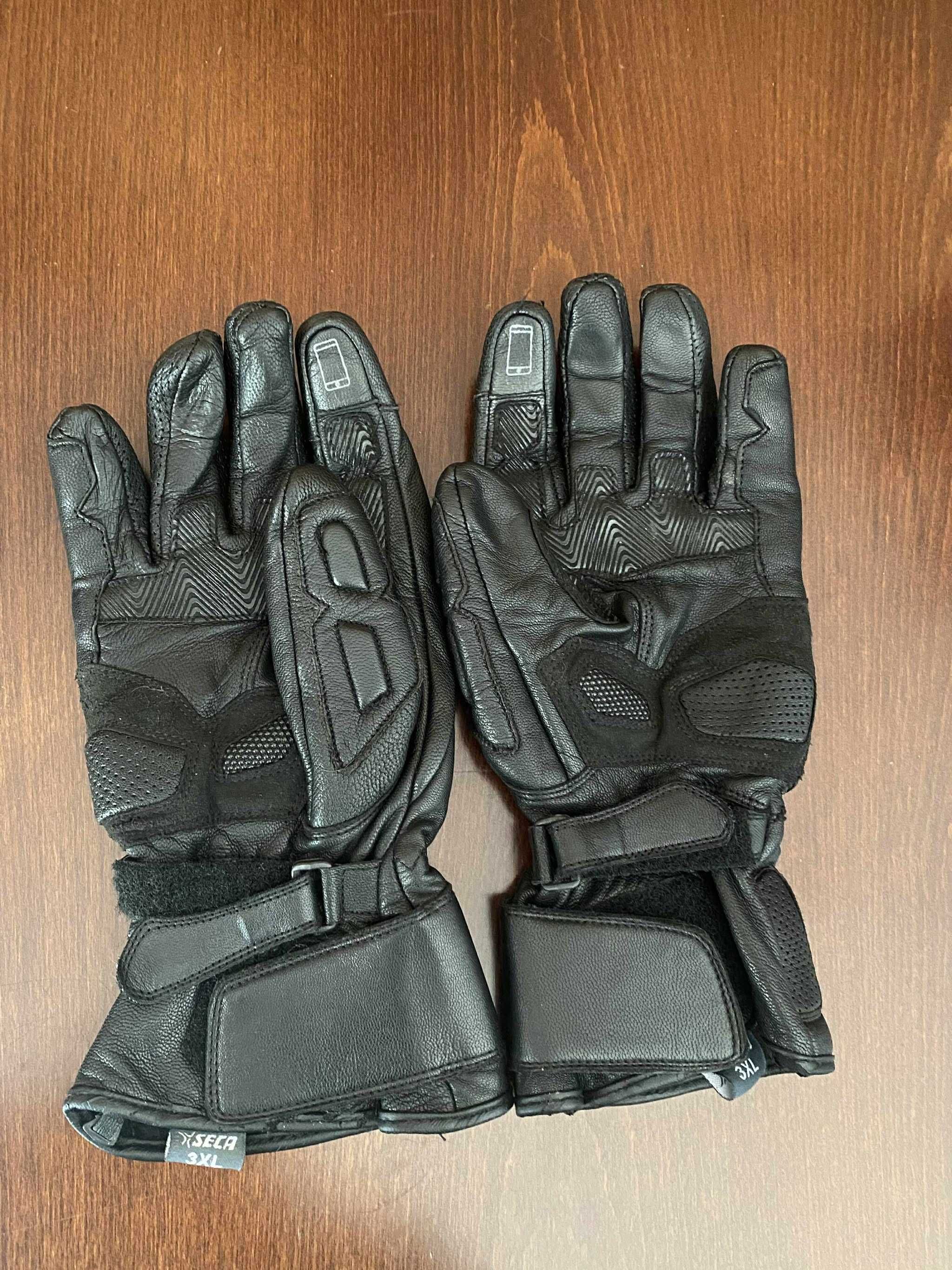 Strój motocyklowy SECA XL + kask + rękawiczki