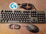 Klawiatura gamingowa Logitech G413 carbon z myszką Logitech G102