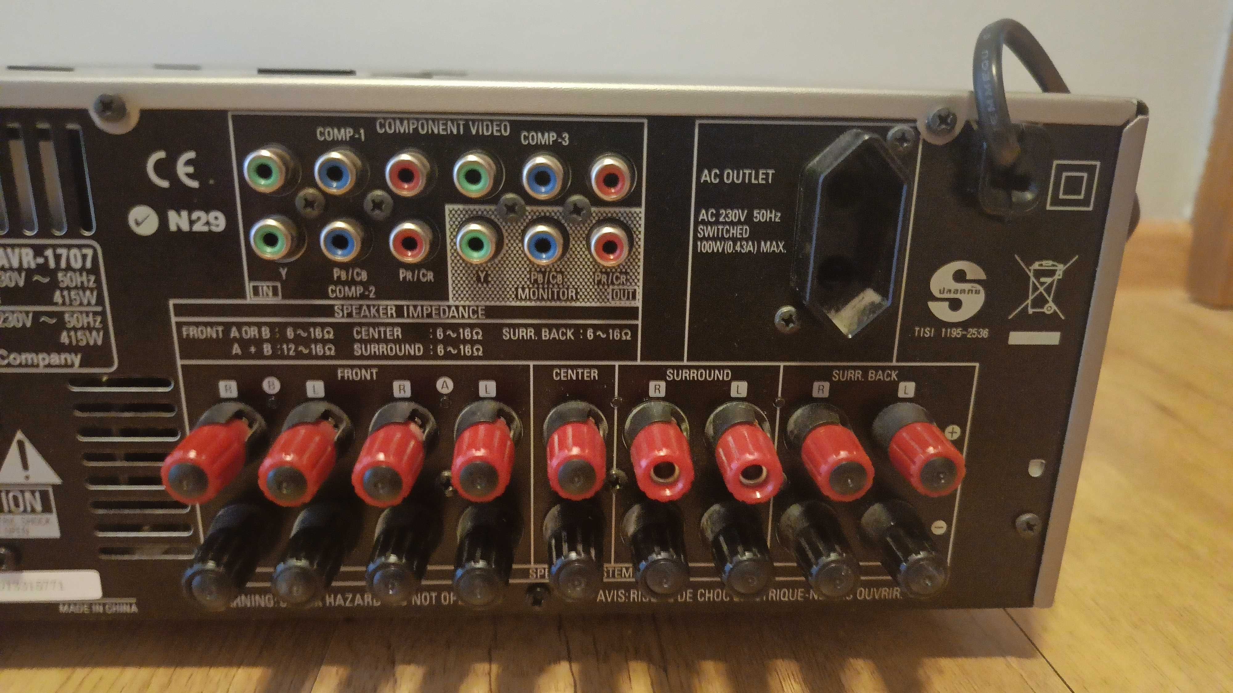 Amplituner DENON AVR-1707 + Pilot