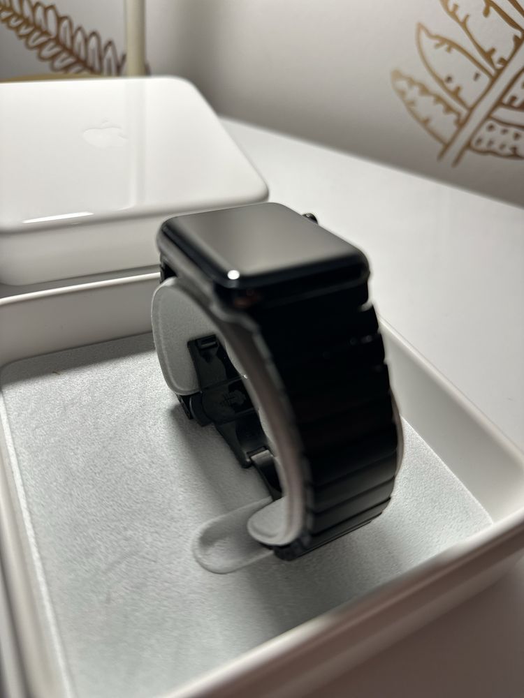 Apple Watch Stainless Steel Black 42mm, Nierdzewna stal