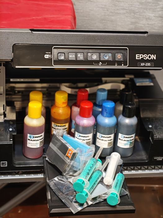 Drukarka Epson xp-235 skaner plus tusze do uzupelnienia