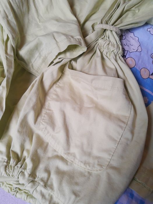 Lekka parka, limonkowa, made in Italy, XS/S