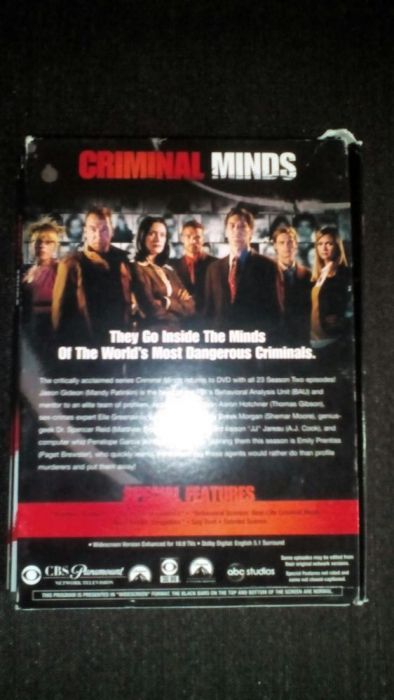 ДВД диски Criminal minds на англ. языке.