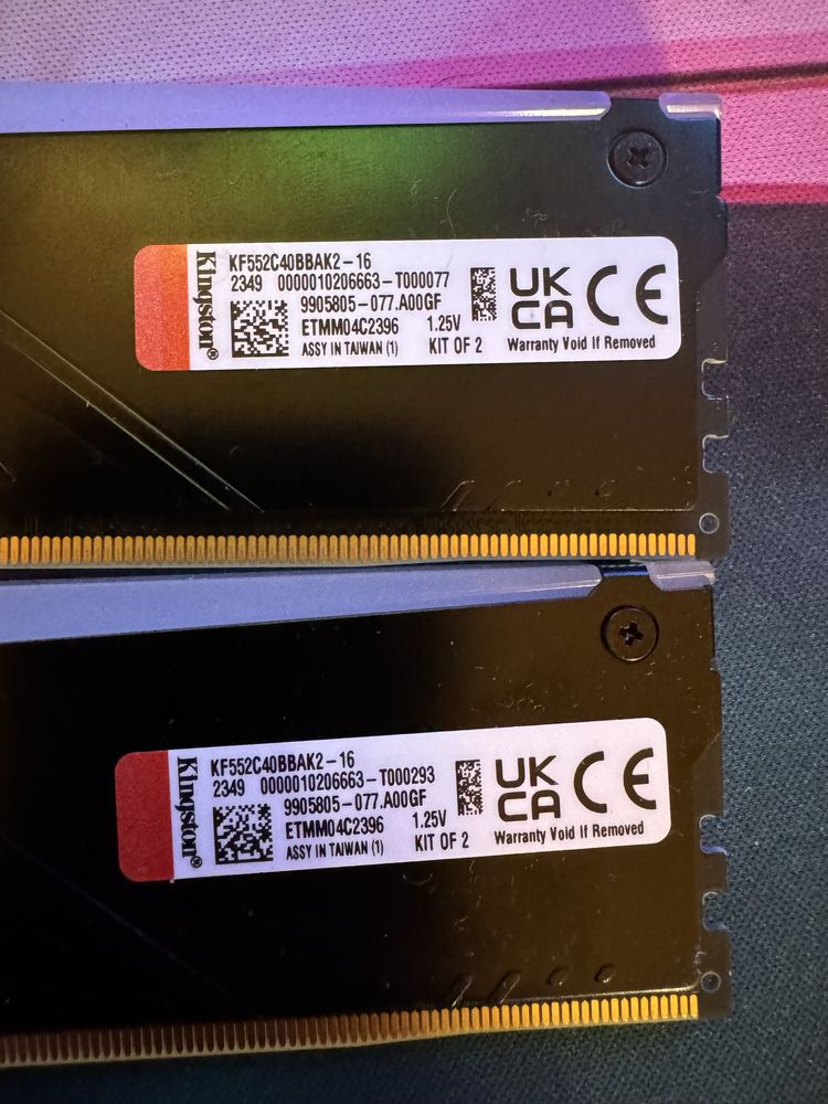 4 Планки Оперативна пам'ять Kingston FURY DDR5-5200