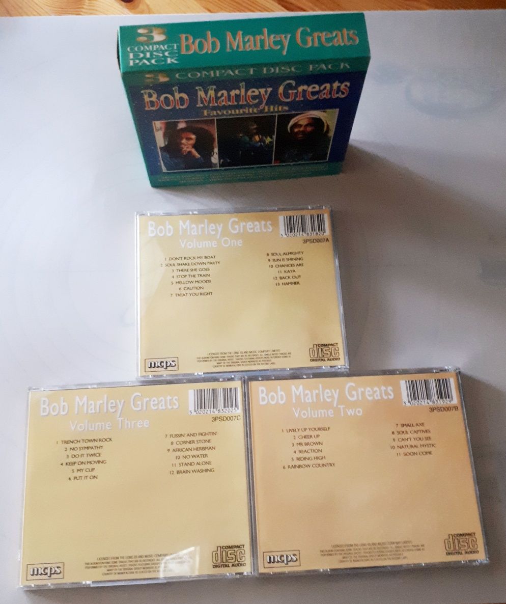 BOB MARLEY 3x płyty cd!!