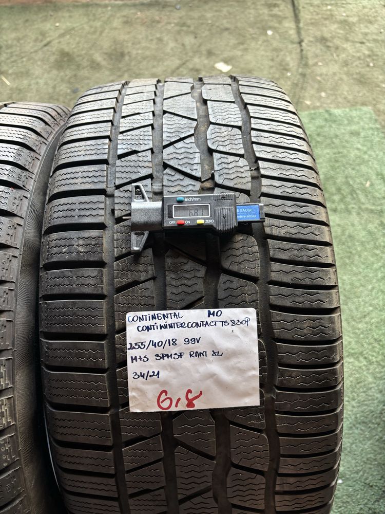 2x 255/40R18 99V Continental CONTIWINTERCONTACT TS830P opona zimowa