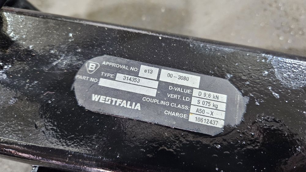 Hak holowniczy opel astra j kombi wypinany westfali oryginał kompletny