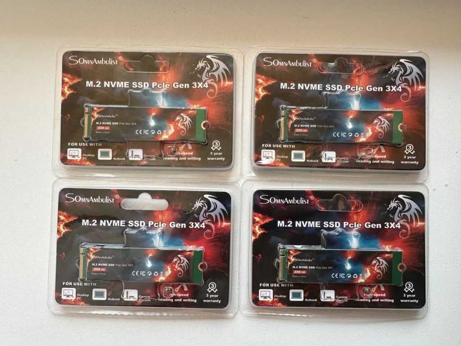 SSD накопичувач M2 NVME 256GB нові!
