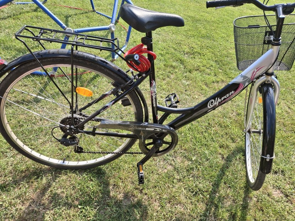 Rower Miejski Trekkingowe OLPRAN MERCURY LUX 28, SHIMANO