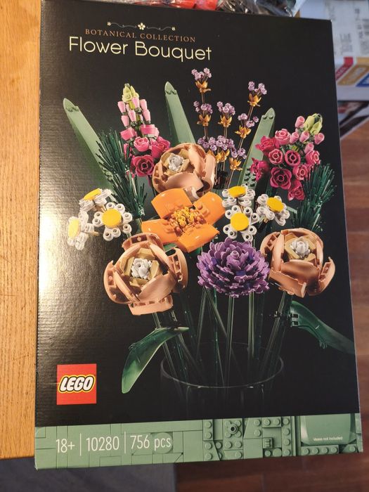 Lego Icons Creator nr 10280  bukiet kwiatów róż klocki wazon