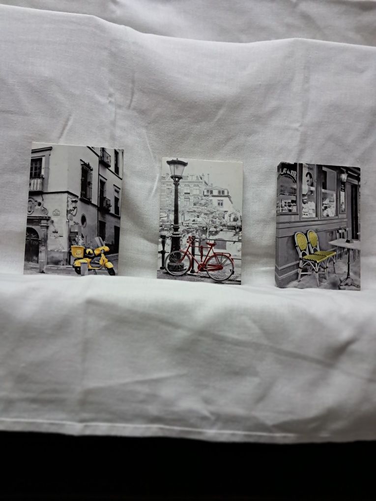 Vendo 3 pequenos quadros