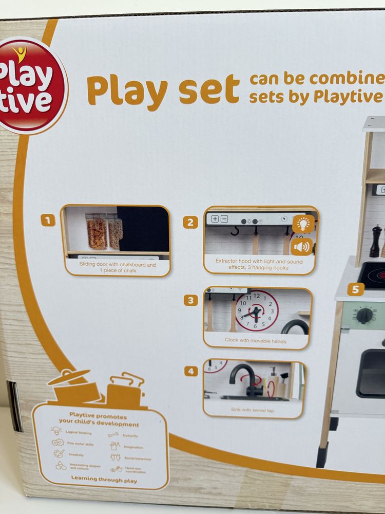 Дитяча деревʼяна кухня Play tive в наявності