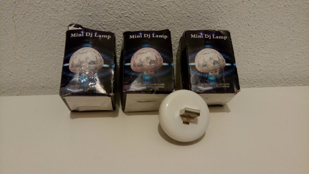 Luz usb mini stroble