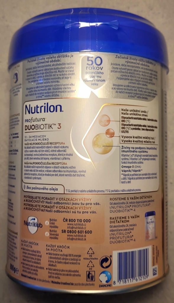 Mleko Nutrilon 3 dla dzieci – nowe, oryginalnie zapakowane