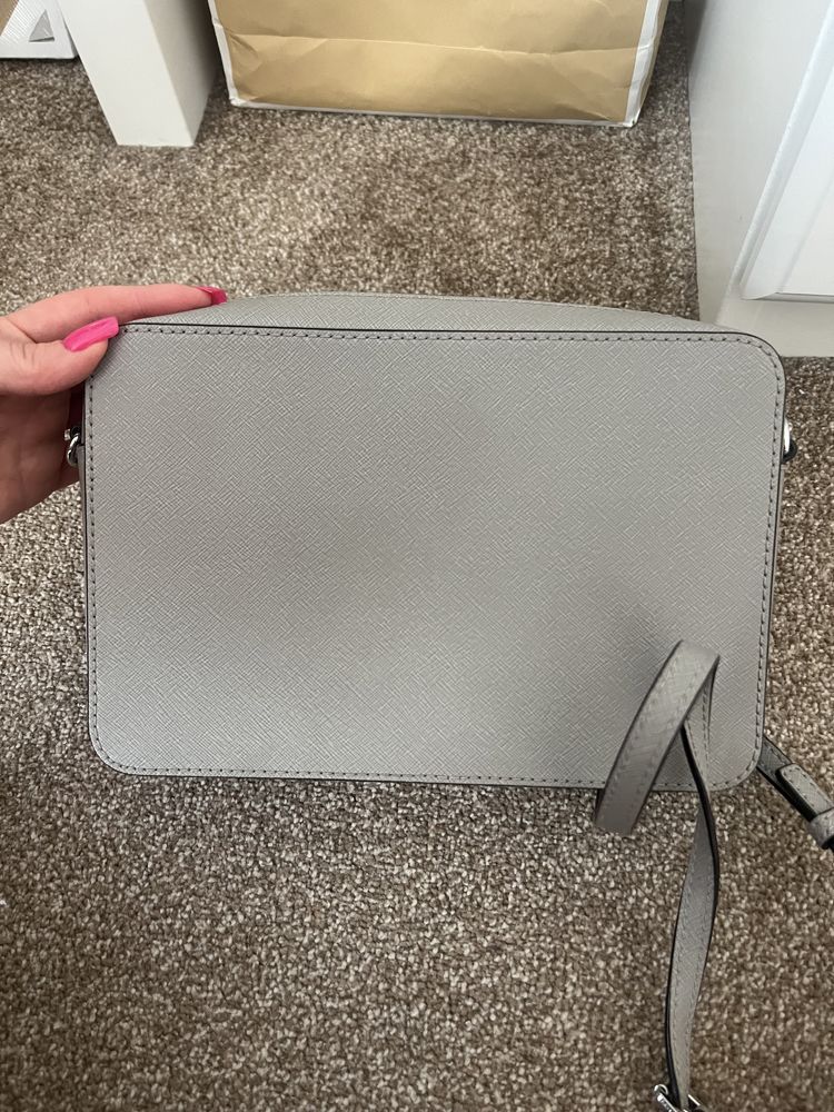 Torebka michale kors jet set szara/ srebrna