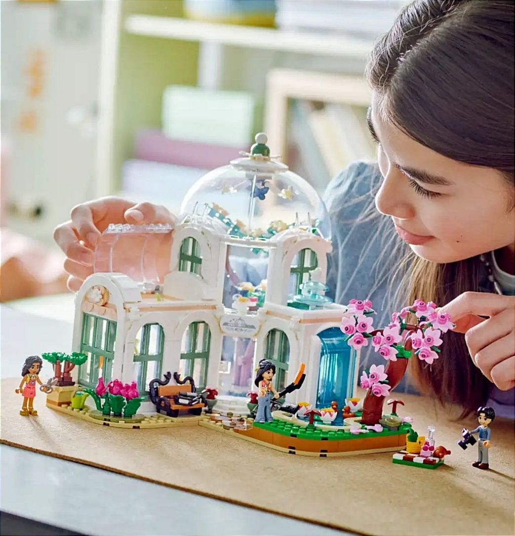 НИЗЬКА ЦІНА! Конструктор LEGO friends Ботанічний сад 41757 оранжерея